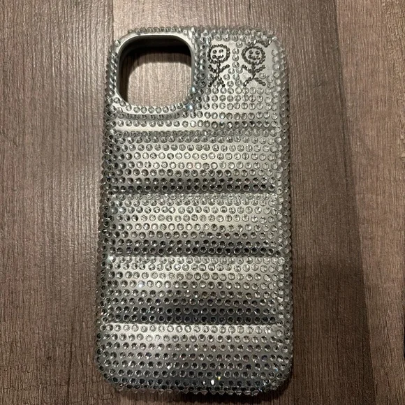 Urban Sophistication The Puffer Case in Rhinestones for iPhone 13/14